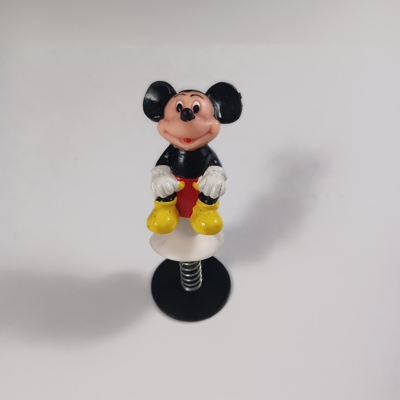 Vintage Toy Walt Disney MICKEY MOUSE Pop Up Rubber Plastic Made in Hong Kong - Picture 7 of 10